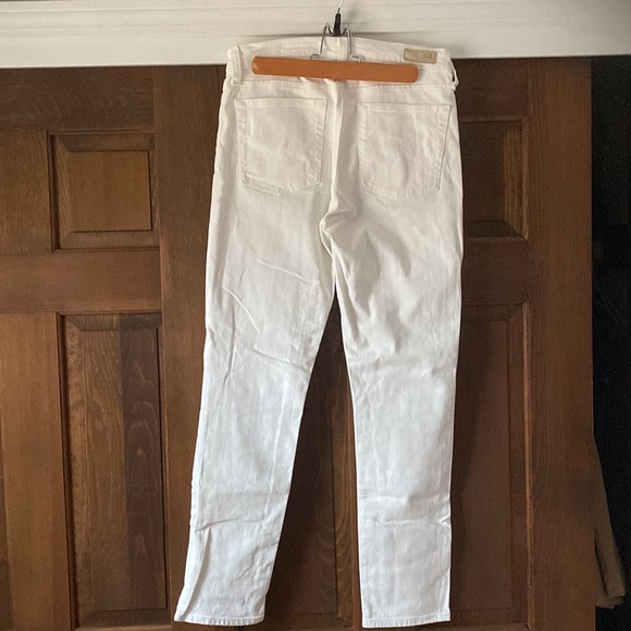 AG Adriano Goldschmied the Mari high rise straight chalk denim 30 r worn once - Picture 3 of 5